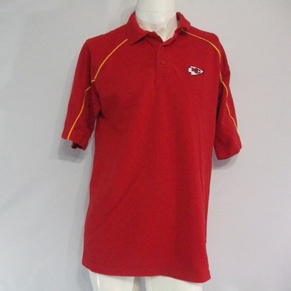 Kansas City Chiefs NFL Mens L Polo Shirt - Picture 1 of 7